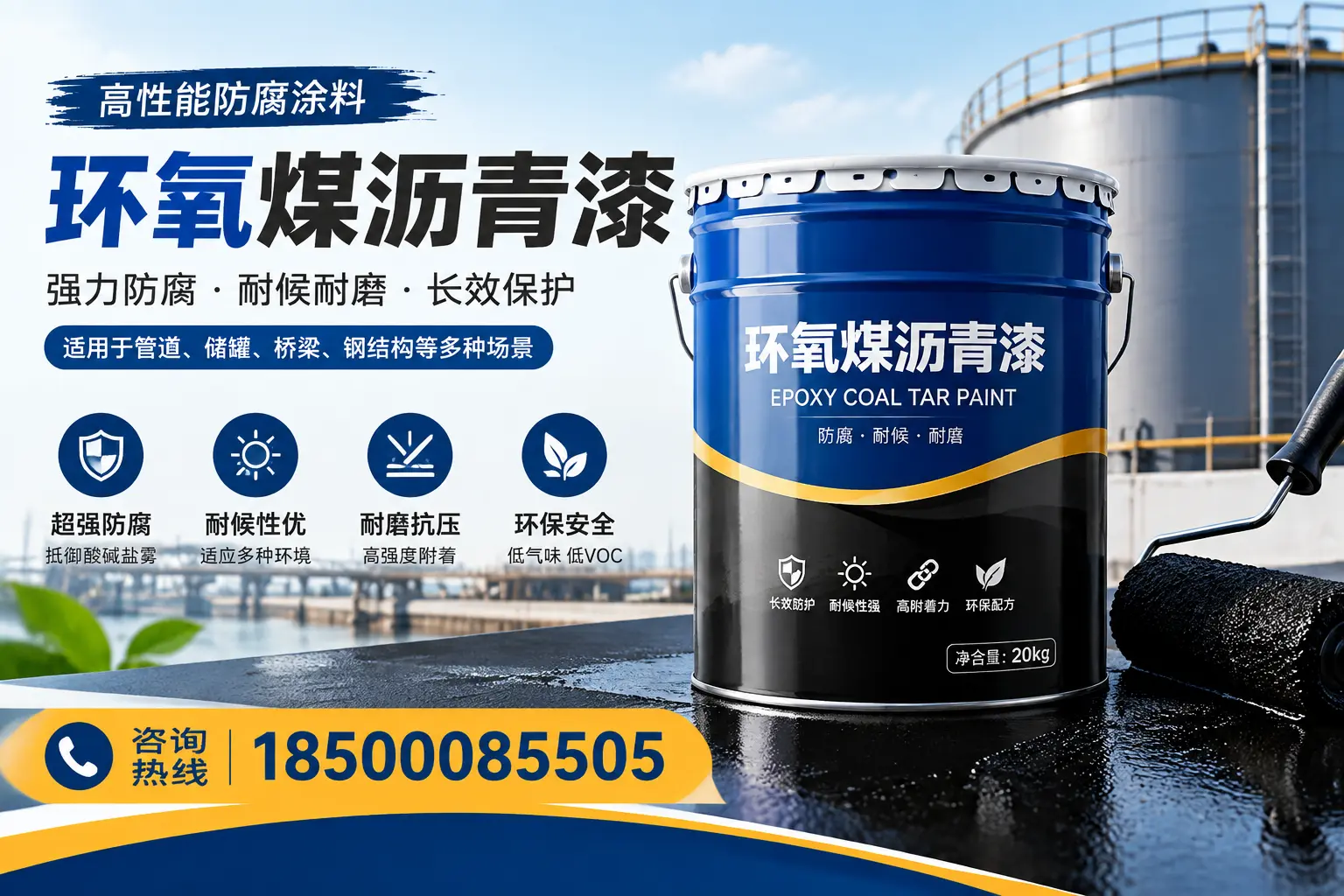 环氧煤沥青漆的施工步骤详解，龙岩装修必备知识
